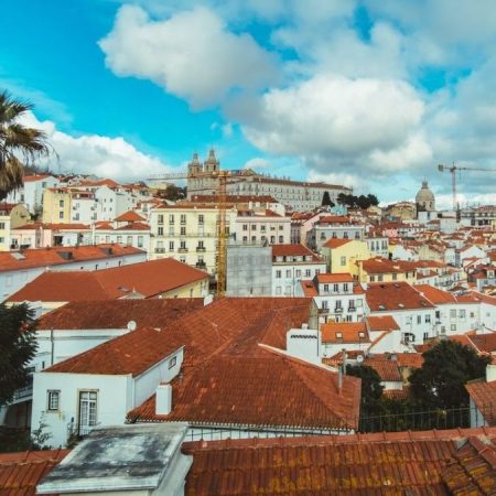 Der Stadtteil Alfama in Lissabon