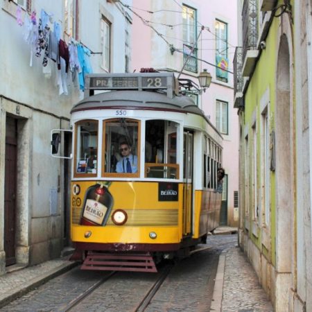 Straßenbahn 28, typisch Lissabon